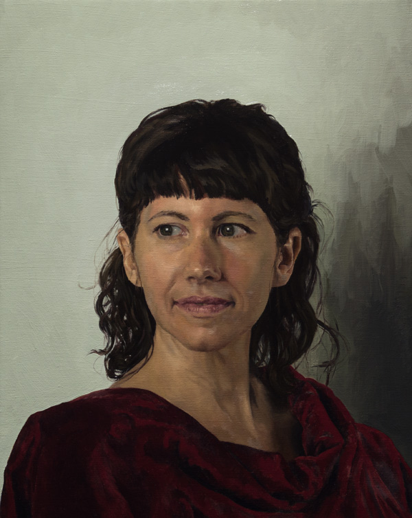 Susan Sims's painting from the Draw Mix Paint Portrait Workshop