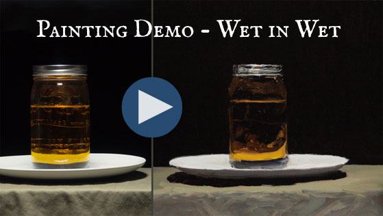 Oil Painting Demo of Jar of Oil