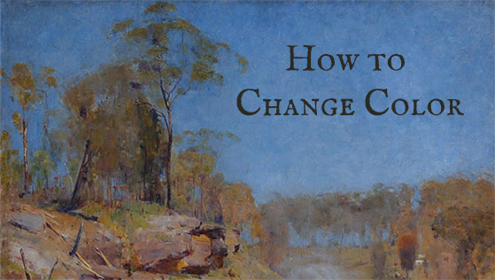 How to Change Color in Your Painting